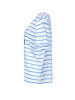 LIEBLINGSSTÜCK Shirt "Corinne" in Hellblau/ Weiß