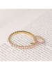 Otazu Vergold. Ring mit Swarovski Kristallen