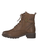 Tamaris Leder-Boots in Cognac
