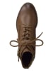 Tamaris Leder-Boots in Cognac