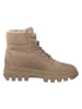 s.Oliver Leder-Boots in Beige
