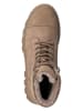 s.Oliver Leder-Boots in Beige