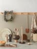 OYOY living design Wandkapstok "Pieni" lichtbruin - (B)80,5 x (H)8,5 x (D)8 cm