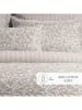 maison héritage PARIS Satin-Bettwäsche-Set "Esprit Damas" in Taupe