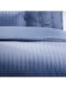 maison héritage PARIS Satin-Bettwäsche-Set in Blau