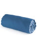 maison héritage PARIS Satin-Spannbettlaken in Blau