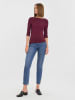 Vero Moda Longsleeve "Panda" pruimkleurig