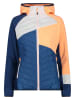 CMP Hybride jas donkerblauw/abrikooskleurig