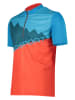 CMP Fietsshirt oranje/turquoise