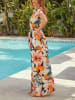 Milan Kiss Jurk beige/meerkleurig