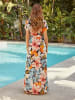 Milan Kiss Kleid in Beige/ Bunt