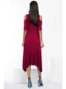 Milan Kiss Kleid in Bordeaux