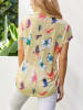 Milan Kiss Shirt in Gelb/ Bunt