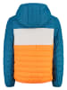 CMP Doorgestikte jas blauw/wit/oranje