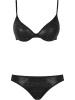 Naturana Biustonosz bikini w kolorze czarnym