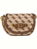 Guess Umhängetasche in Beige/ Braun - (B)18 x (H)14 x (T)6 cm