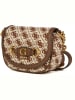 Guess Umhängetasche in Beige/ Braun - (B)18 x (H)14 x (T)6 cm