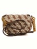 Guess Umhängetasche in Beige/ Braun - (B)18 x (H)14 x (T)6 cm