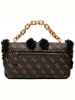 Guess Umhängetasche in Schwarz/ Beige - (B)25,5 x (H)15 x (T)4 cm