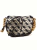 Guess Torebka w kolorze kremowo-czarnym - 18 x 14 x 6 cm