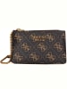 Guess Geldbörse in Schwarz/ Beige - (B)13 x (H)8 x (T)1 cm