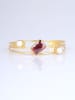 WOOW Vergulde armband met edelstenen