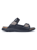 Pikolinos Leren slippers "Oropesa" zwart