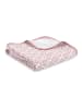Emma&Noah Kuscheldecke in Weiß/ Rosa - (L)95 x (B)75 cm