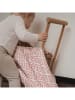 Emma&Noah Kuscheldecke in Weiß/ Rosa - (L)95 x (B)75 cm