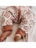 Emma&Noah Babyschlafsack mit Füßen in Weiß/ Rosa - TOG - 2,5