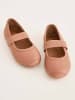 bisgaard Leren ballerina's beige