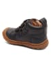 bisgaard Leren loopleerschoenen donkerblauw