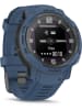 Garmin GPS-Smartwatch "Instinct® Crossover Solar" in Dunkelblau/ Anthrazit