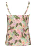 s.Oliver Tankini-Oberteil in Grün/ Rosa
