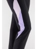 Awama Spodnie dresowe w kolorze czarno-fioletowym