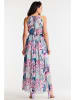 Awama Kleid in Blau/ Rosa