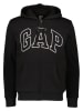 GAP Sweatjacke in Schwarz