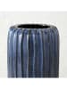 Boltze 2er-Set: Vasen "Aquarel" in Blau - (H)24 cm