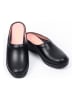 Moosefield Leder-Clogs in Schwarz