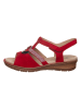Ara Shoes Leder-Sandalen in Rot