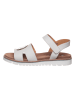 Ara Shoes Leder-Sandalen in Weiß