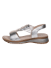 Ara Shoes Leren sandalen zilverkleurig