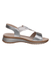 Ara Shoes Leren sandalen zilverkleurig