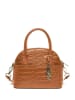CXL by Christian Lacroix Leren handtas "Bel-air" lichtbruin - (B)21 x (H)16 x (D)9 cm