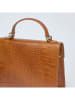 CXL by Christian Lacroix Leder-Henkeltasche "Monceau" in Hellbraun - (B)21 x (H)15 x (T)9 cm