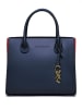 CXL by Christian Lacroix Leder-Henkeltasche "Montaigne" in Blau - (B)32 x (H)26 x (T)15 cm