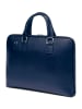 CXL by Christian Lacroix Leder-Businesstasche "Louvre" in Blau - (B)38 x (H)28,5 x (T)5,5 cm