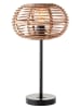 Brilliant Tischleuchte "Woodball" in Braun - (H)48,5 x Ø 28 cm