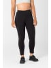 super.natural Trainingsleggings "True School" in Schwarz