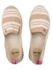 Flip Flop Espadrilles in Beige